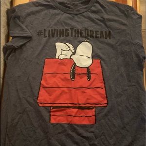 Peanuts Tops - NWOT Peanuts Living the dream tshirt Peanuts Tops - NWOT Peanuts Living the dream tshirt